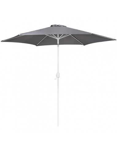 Parasol Thais Gris Aluminium 300 cm