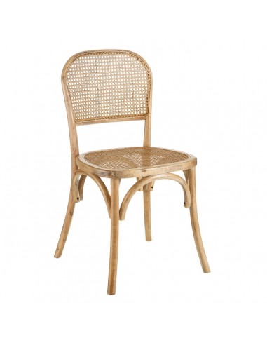 Dining Chair Natural Rattan Birch 44...