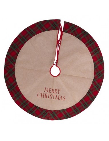 Christmas tree skirt Jute 90 cm