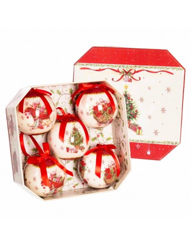 Boules de Noël Multicouleur Papier...