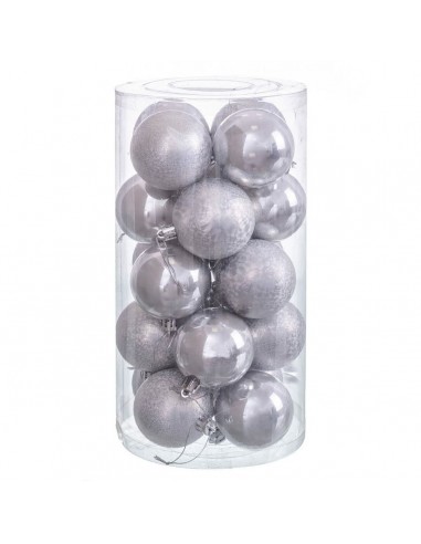 Kerstballen Koper Plastic 6 x 6 x 6...