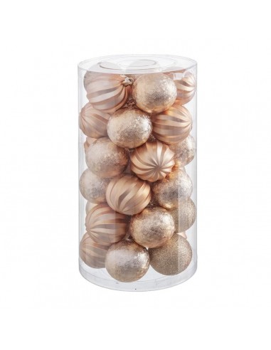 Kerstballen Gouden Plastic 6 x 6 x 6...