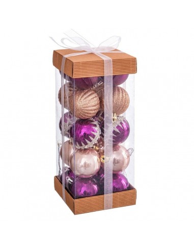 Christmas Baubles Multicolour PVC 5 x...