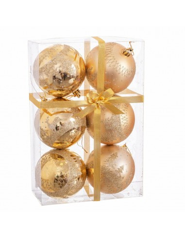 Christmas Baubles Golden Plastic Deer...