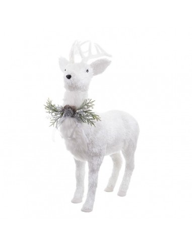 Christmas bauble White Polyfoam Deer...