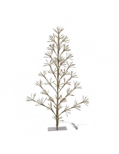 Christmas Tree Golden Metal Plastic...