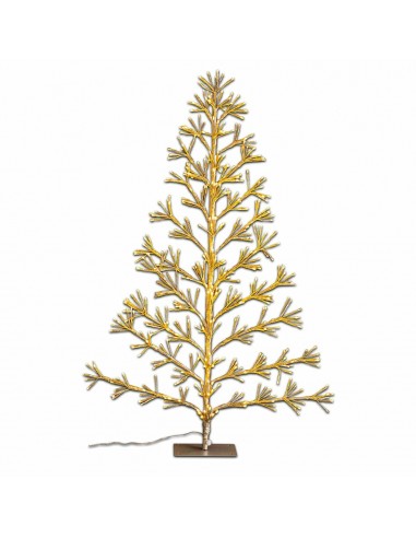 Christmas Tree Golden Metal Plastic...