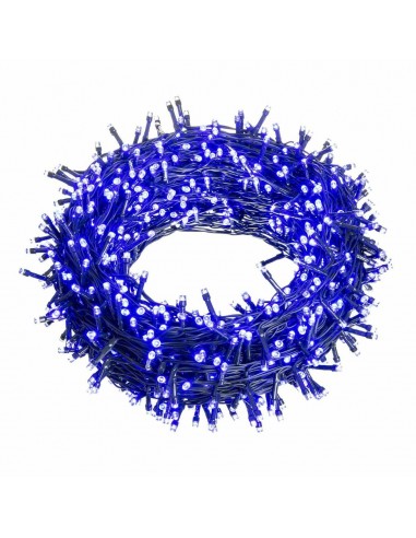 Wreath of LED Lights 50 m Blue White...