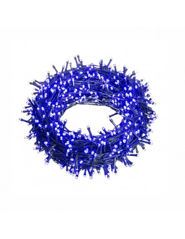 Wreath of LED Lights 5 m Blue White...