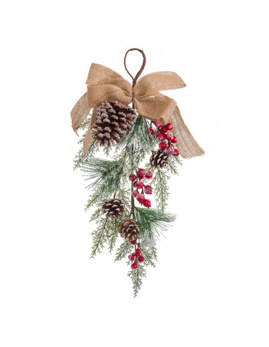 Door Hanger Christmas White Red Green...