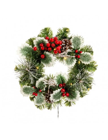 Weihnachtskranz PVC Bunt 30 x 30 x 10 cm