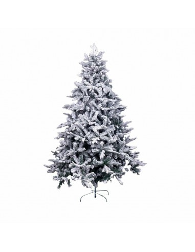 Christmas Tree White Green PVC Metal...