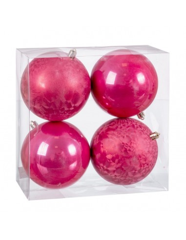 Boules de Noël Fraise Plastique 10 x...