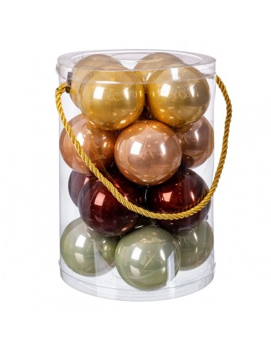 Kerstballen Multicolour Plastic 6 x 6...