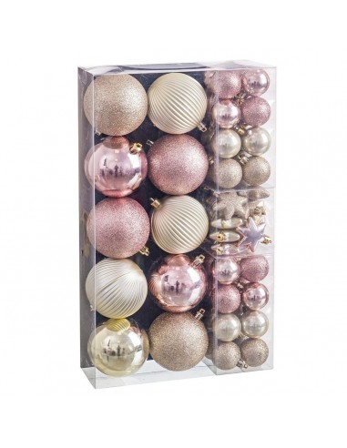 Christmas Baubles Pink (58 Units)