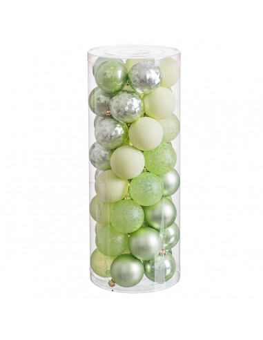 Kerstballen Groen 6 x 6 x 6 cm (40...