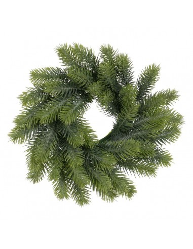 Kerstkroon Groen PVC 30 x 30 cm