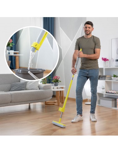 2-in-1 Zelfuitwringende Mop met Spons...