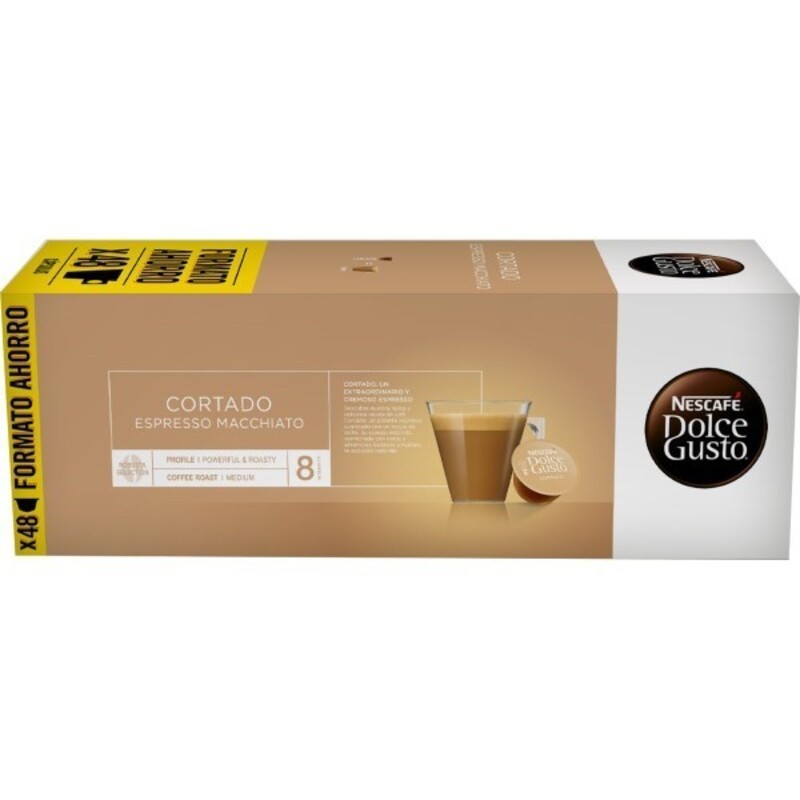 Koffiecapsules met doos Nescafé Dolce...