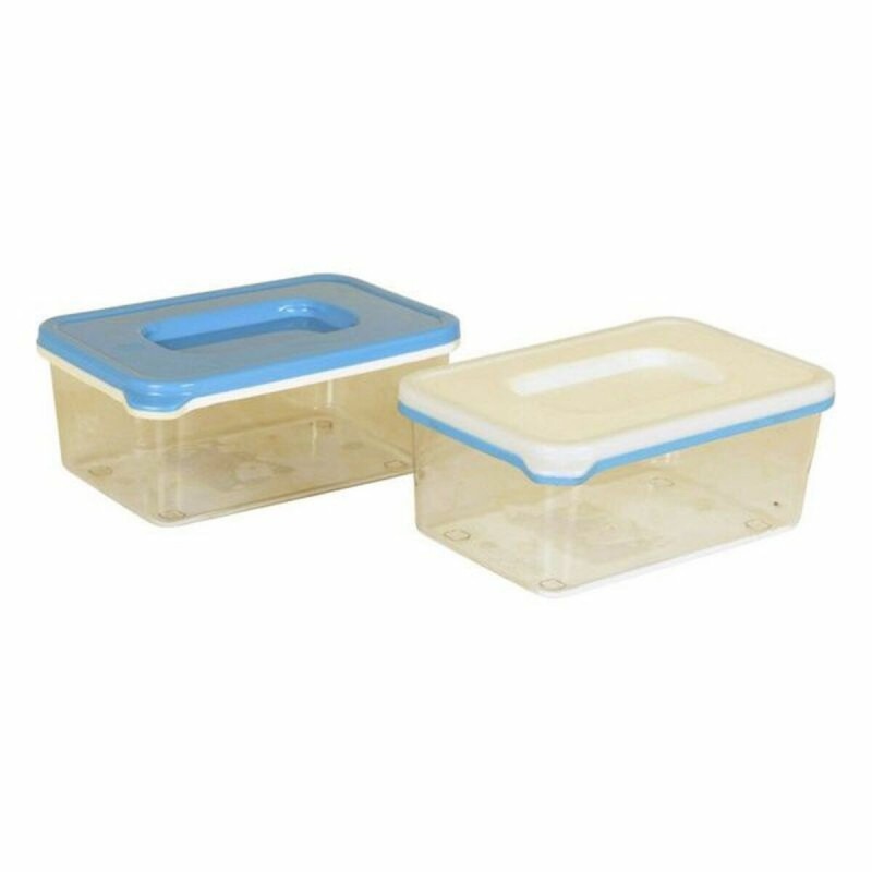 Rectangular Lunchbox with Lid Plastic...