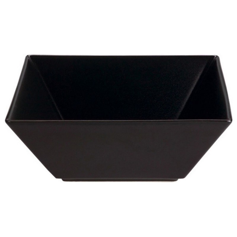 Salad Bowl Stoneware Black (22 x 22 x...