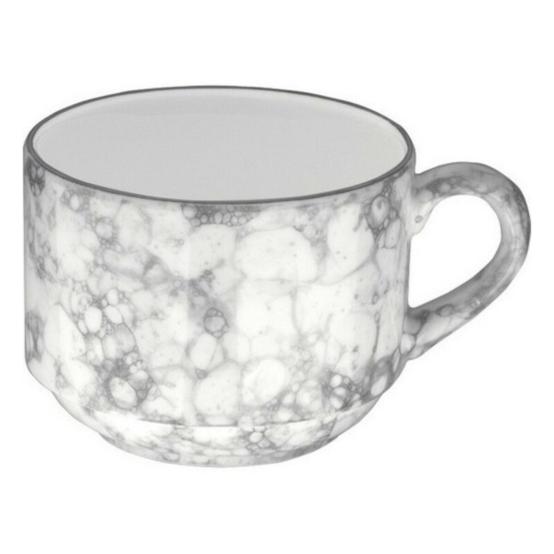 Cup Gourmet Porcelain Black/White (11...