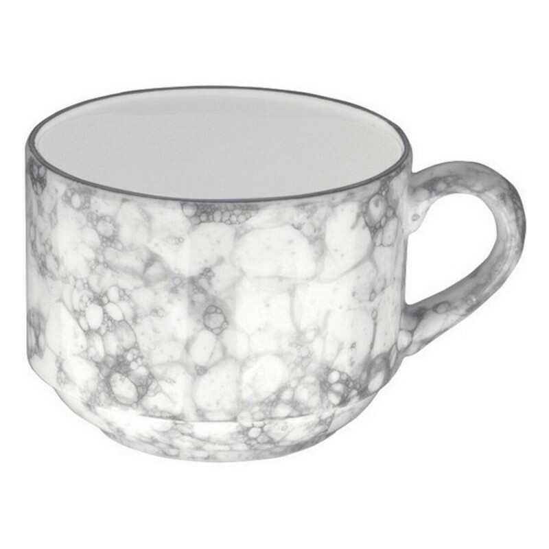 Taza Gourmet Porcelana Negro/Blanco...