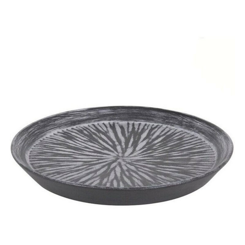 Dessertteller Stoneware Lotus Schwarz...