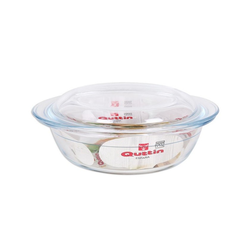 Casserole with lid Quttin Glass (3L +...