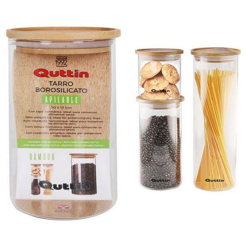 Tin Quttin Bamboo Borosilicate Glass...