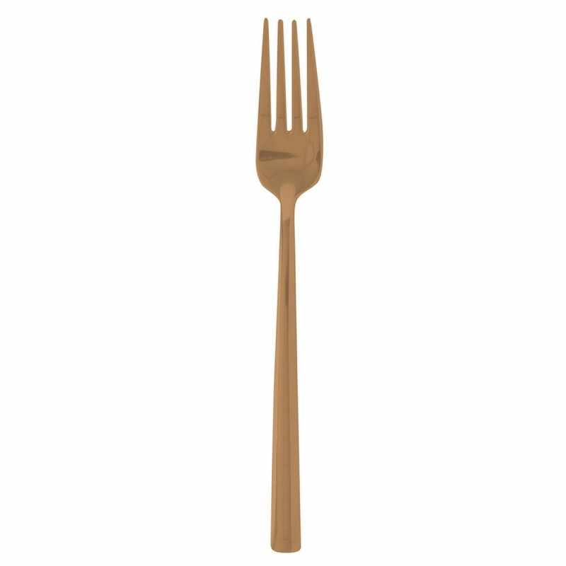 Fork Bidasoa Ikonic Metal Copper 12...