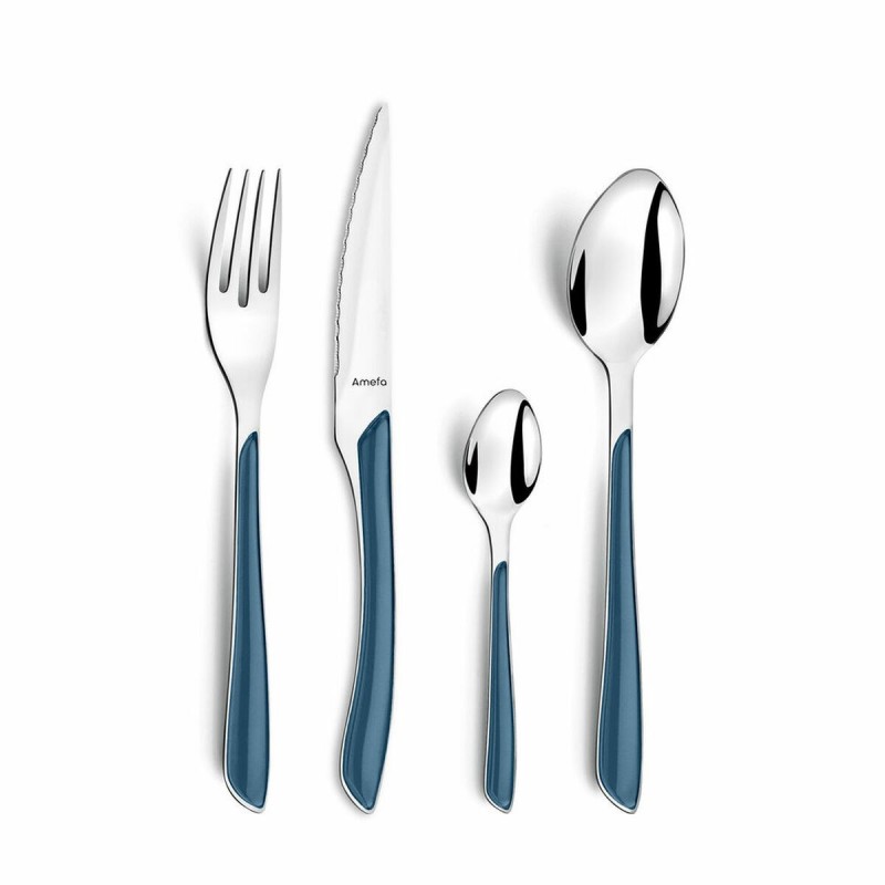 Cutlery Amefa Eclat Navy Blue Metal...