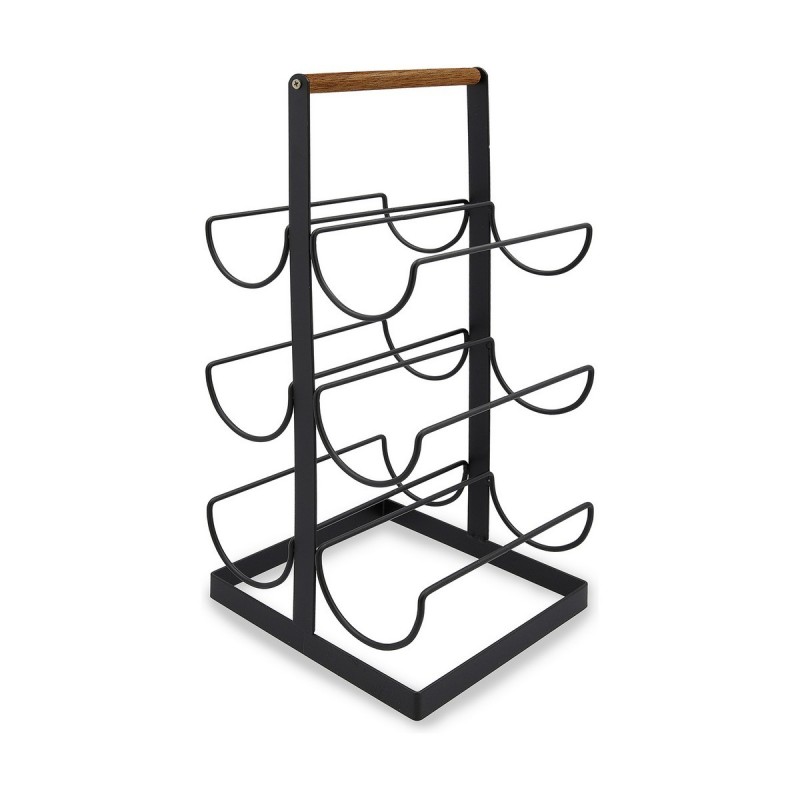 Bottle rack Quid Metal Wood (20 x 19...