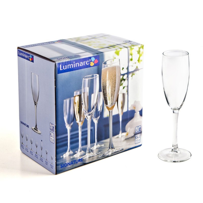 Champagne glass Luminarc Signature...