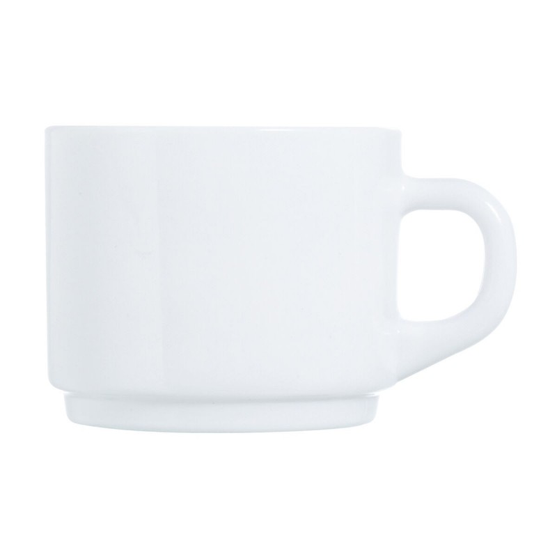 Cup Luminarc Stackable White Glass...