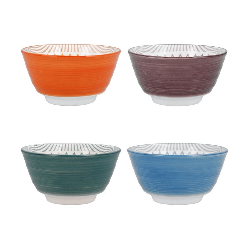 Bowl Quid Ceramic Multicolour 4 Units...