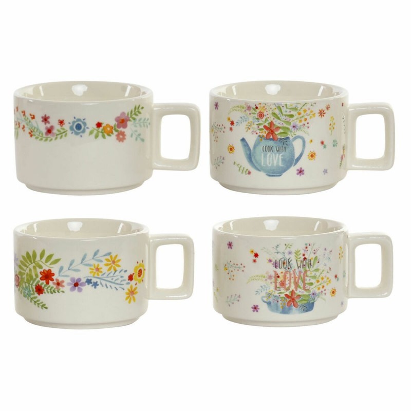 Juego de Tazas de Café DKD Home Decor...