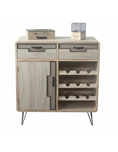 Flessenrek DKD Home Decor Hout Metaal...