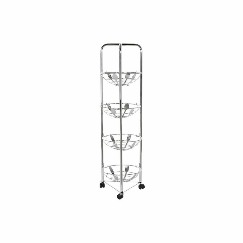 Frutero DKD Home Decor Plata Metal...