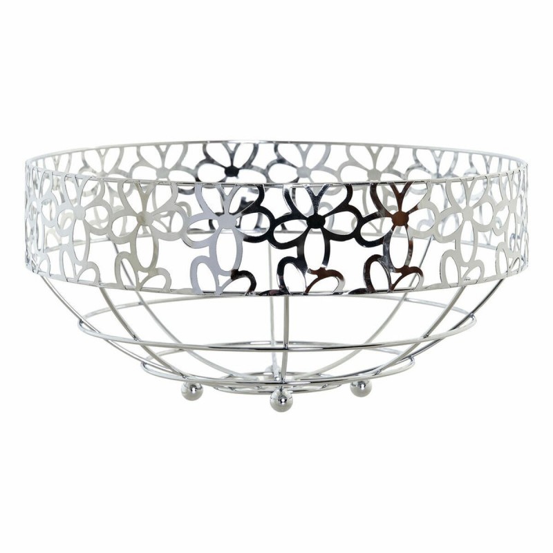 Fruit Bowl DKD Home Decor Silver...