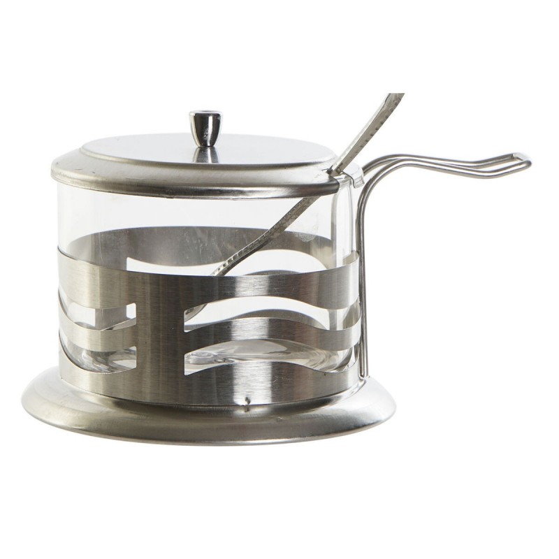 Sugar Bowl DKD Home Decor Silver...