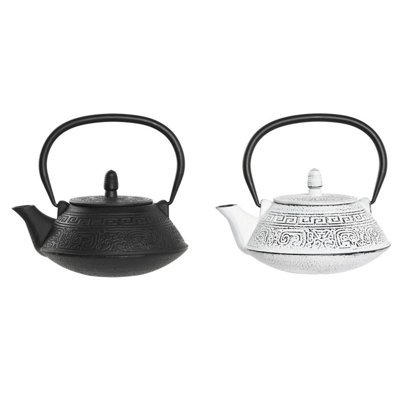 Teapot DKD Home Decor Black White...