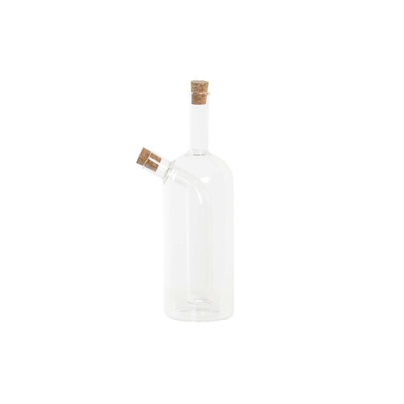 Cruet DKD Home Decor Transparent Cork...