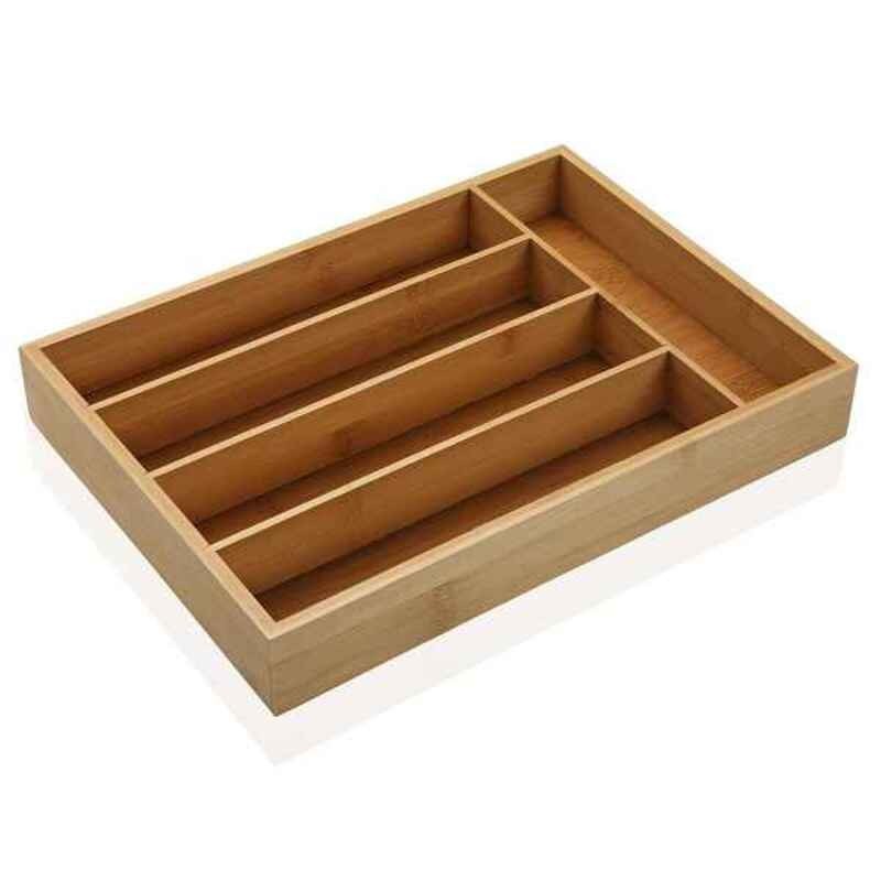 Cutlery Organiser Versa Wood Bamboo...