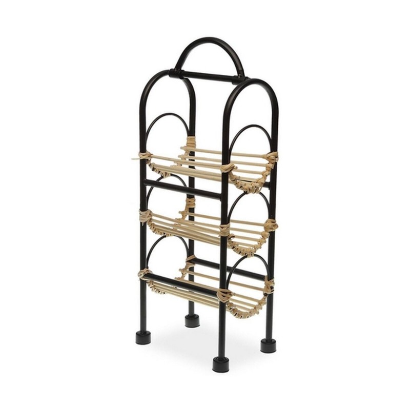 Round Bottle Rack Versa Metal Rattan...