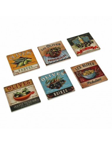 Coasters Versa Olives (10 x 10 cm) (6...