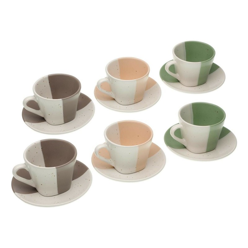 Set of Mugs with Saucers Versa Clara...