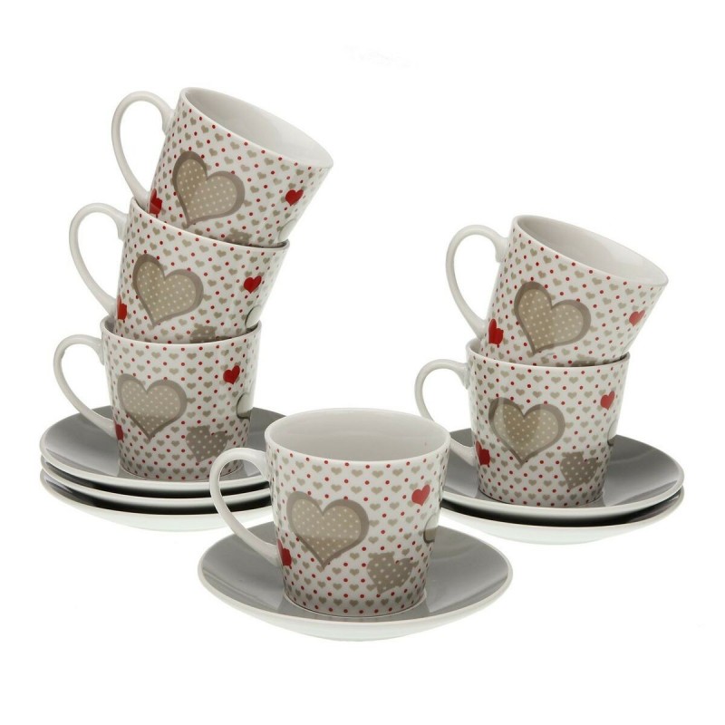 Set of Mugs with Saucers Versa Sweet...