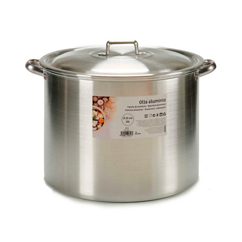 Slowcooker Aluminium (35 x 28 x 44 cm)