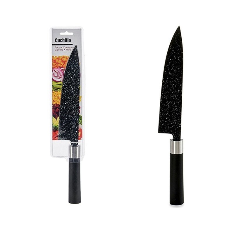 Cuchillo de Cocina Negro Acero...